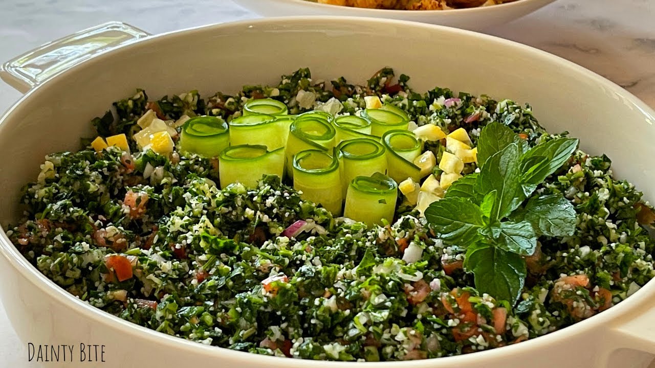 How to make the most authentic Tabbouli/Tabbouleh salad