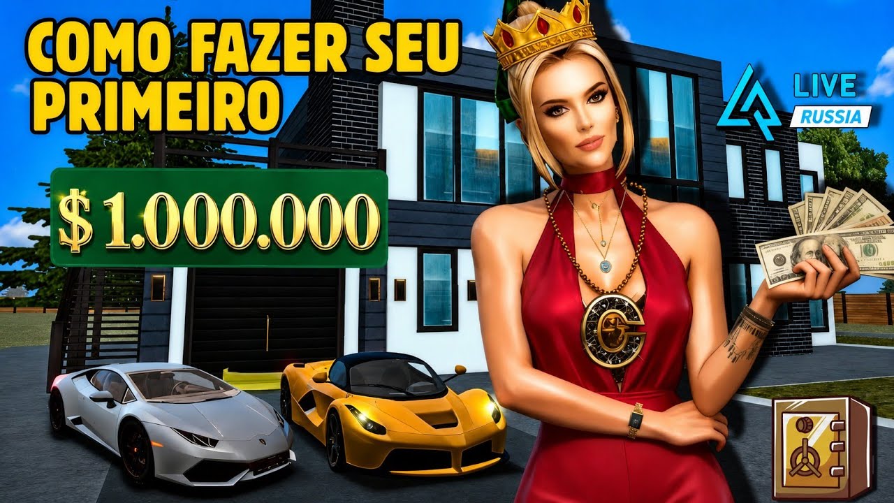 🔥🔥 GTA RP/ COMO FAZER SEU PRIMEIRO MILHÃO NO LIVE RÚSSIA 🤑 (Muito dinheiro) #gta #liverussia 