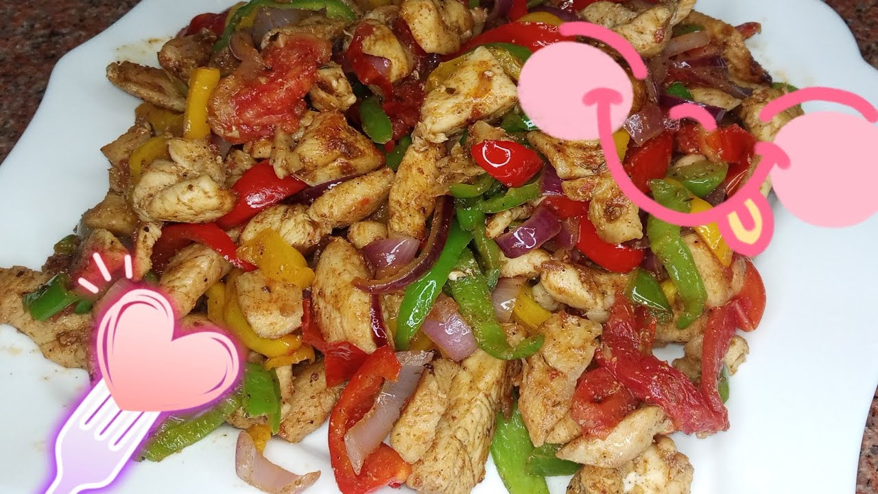 في خمس دقايق هتحضري اطعم والذ 😋 فاهيتا/شاورما الدجاج بالخضار..🌯 سهله وأقتصاديه جدا..👍🏻