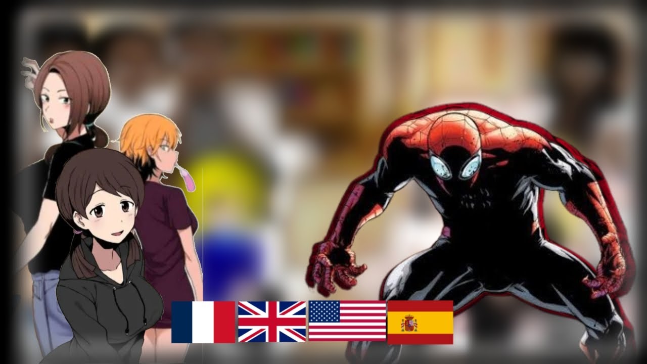 Kokujin no tenkousei [NTR] | react to | Hiroki as Spiderman | Multi ntr Mc's As Hero 1/3