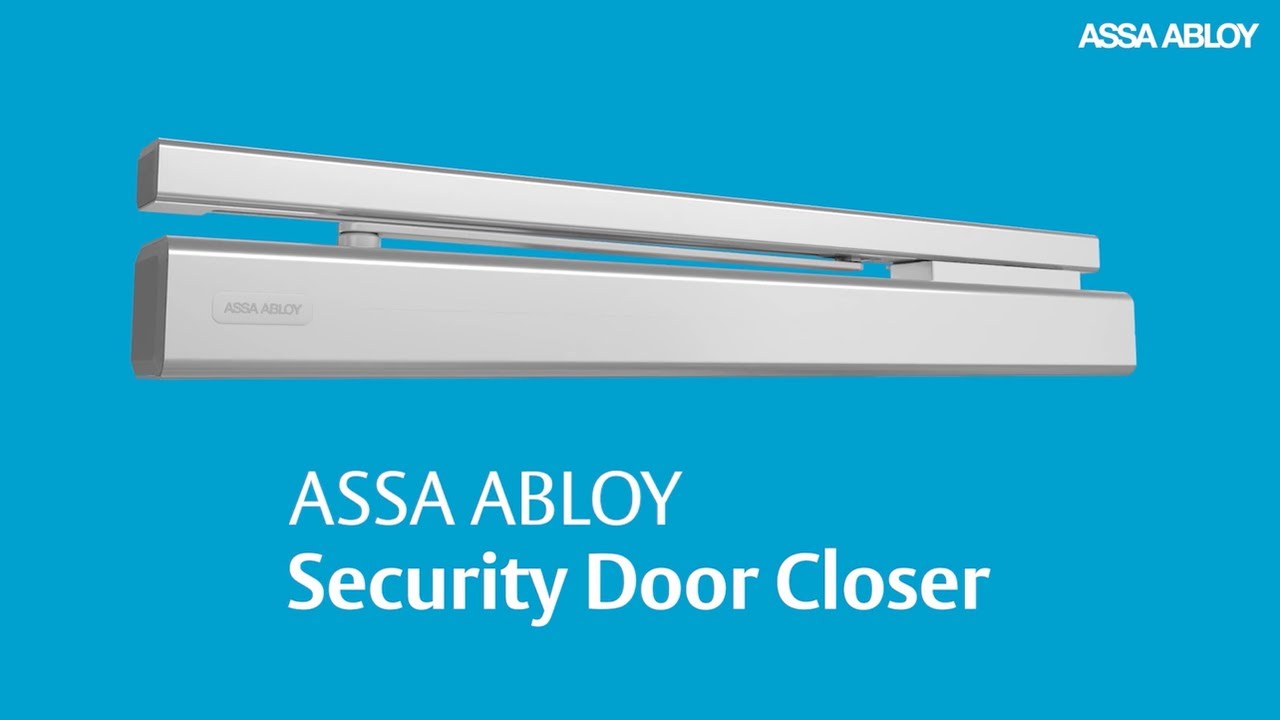 Door closer and electronic locking in one unique product