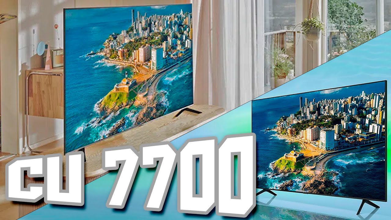 Descubra a nova TV Samsung CU7700: A nova TV de entrada da Samsung!