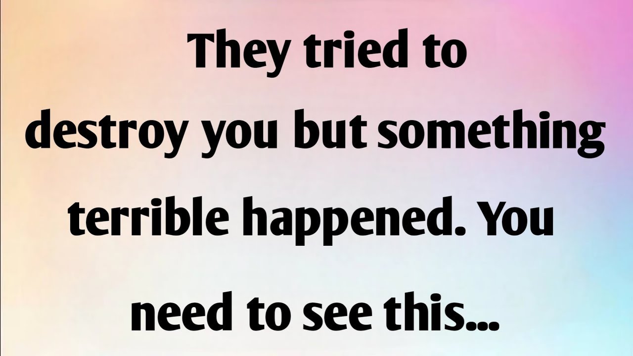 THEY TRIED TO...