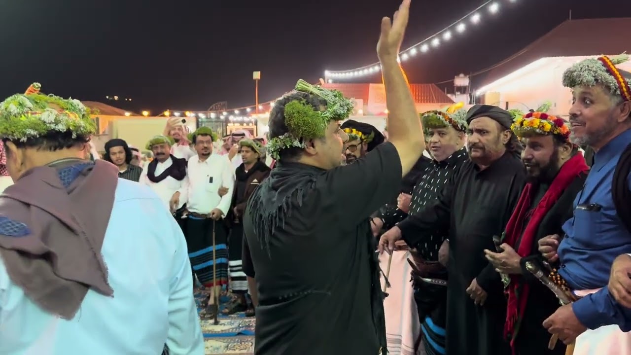 تكثيرة صف بلغازي عند ال خالد من بني مالك في حفل تحريم أسرة محمد بن سعيد الخالدي