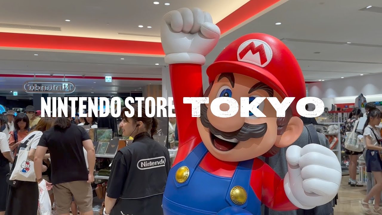 A Cozy Day at the Nintendo Store Tokyo 🍄🛍️