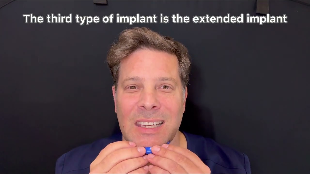 Dr. Westreich shows different types of Chin implant shapes & why you would choose one over the other