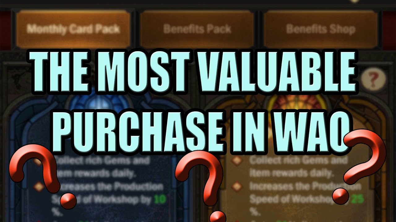 What is the Best Thing To Buy in War & Order ?