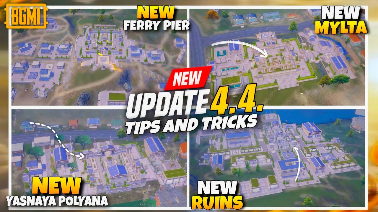 4.4 Update BGMI PUBG | Secret Top 10 Tips & Tricks { Event Guide } 