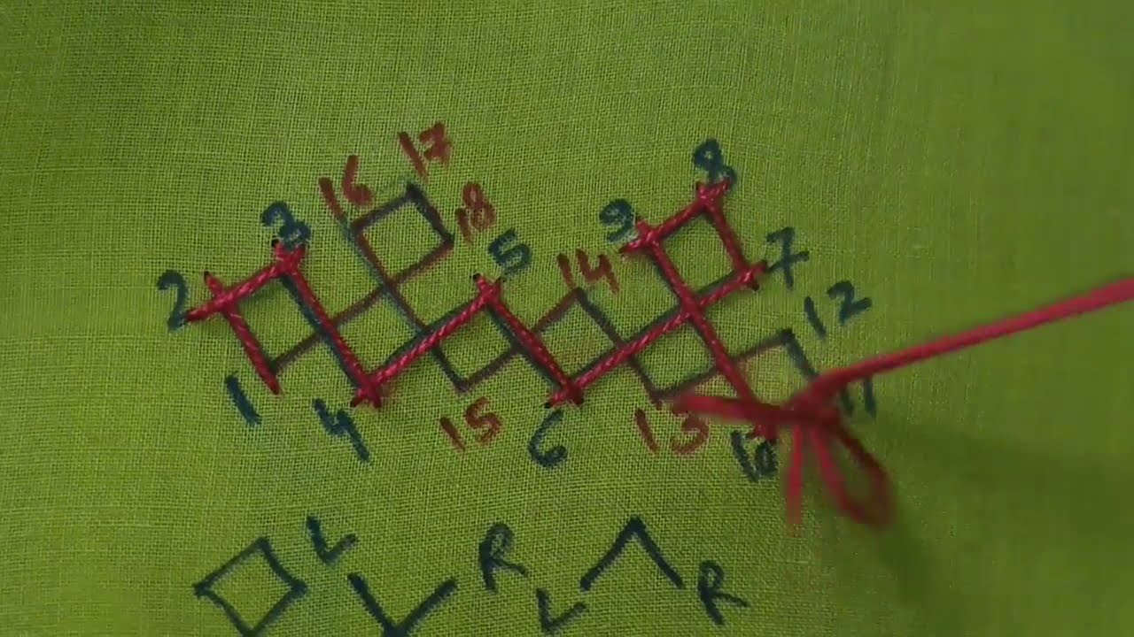 190.Sindhi embroidery kutch work gujrati stitch