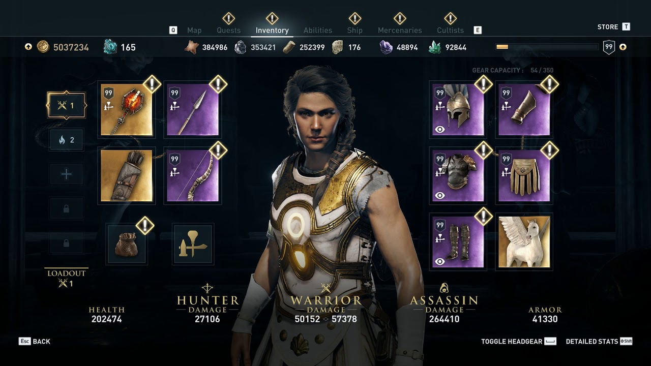AC Odyssey - Crit + Melee Resistance build