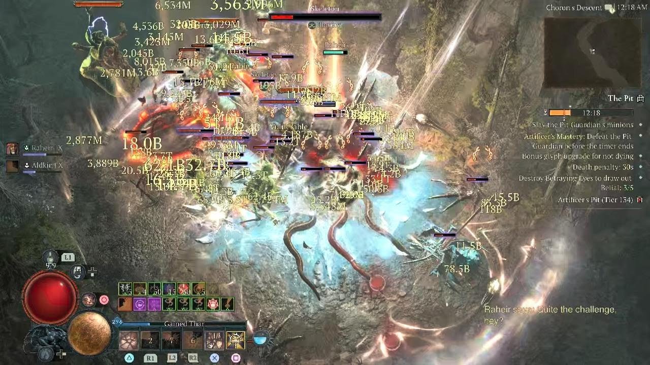 Diablo 4 S11 - Paladin 134 Pit Clear - GOING UP!