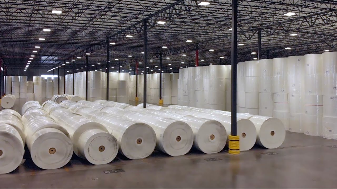 Mat Manufacturing for Shingle and Roll Roofing at GAF | GAF Roofing