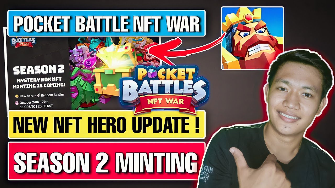 POCKET BATTLE NFT WAR SEASON 2 UPDATE |HOW TO BUY NFT AND JOIN NFT MINTING