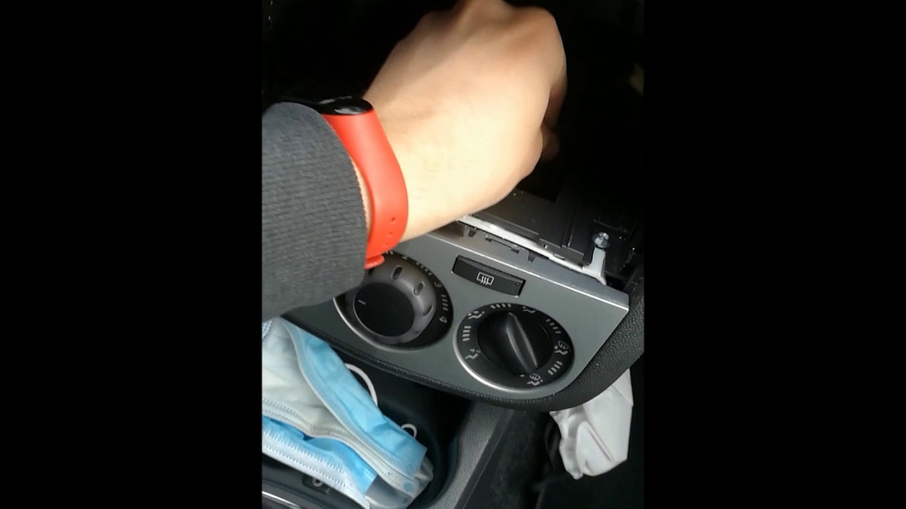 Demontaż radia CD30MP3 i wymiana podświetlenia pokręteł klimatyzacji Opel Corsa D