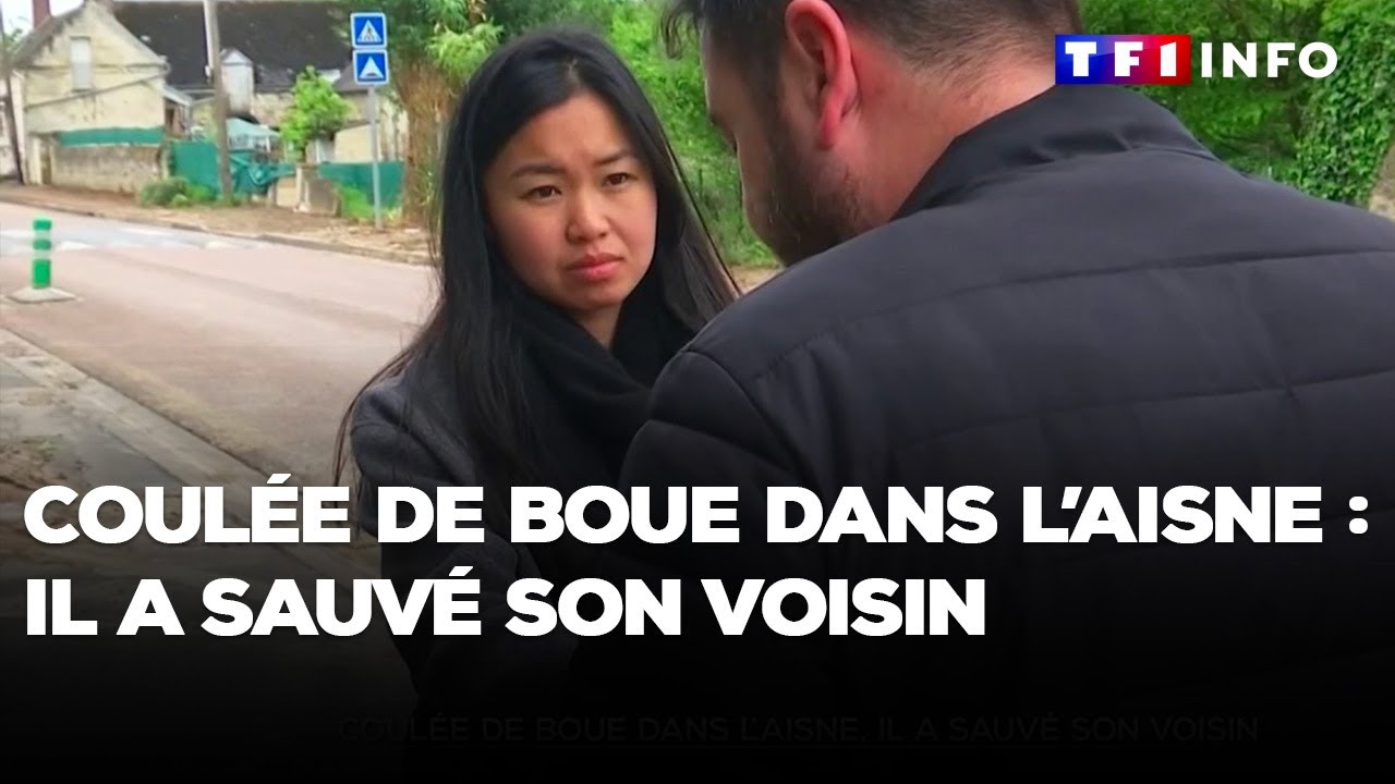 Coulée de boue dans l’Aisne : il a sauvé son voisin