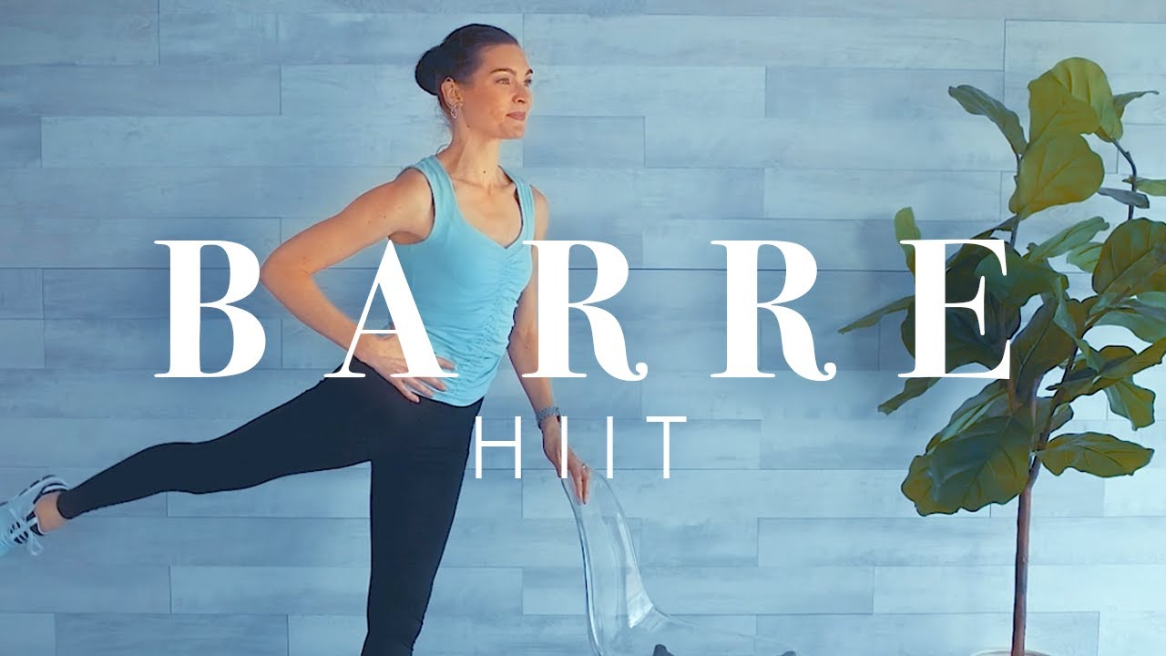 Barre Workout for Beginners & Seniors // Low Impact, Full Body HIIT w/ Timer!
