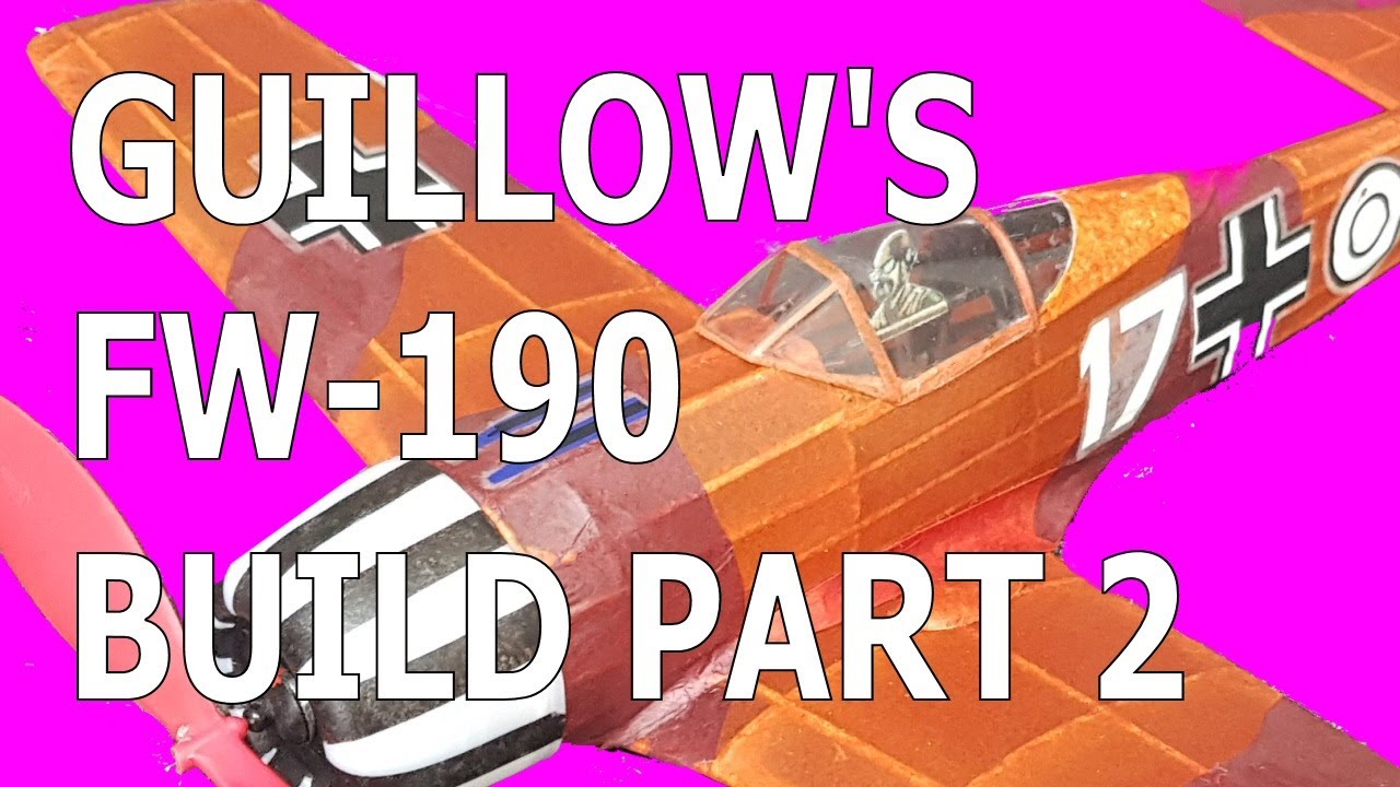 Guillows Focke Wulf 190 Part 2 'Tissue and Assembly'