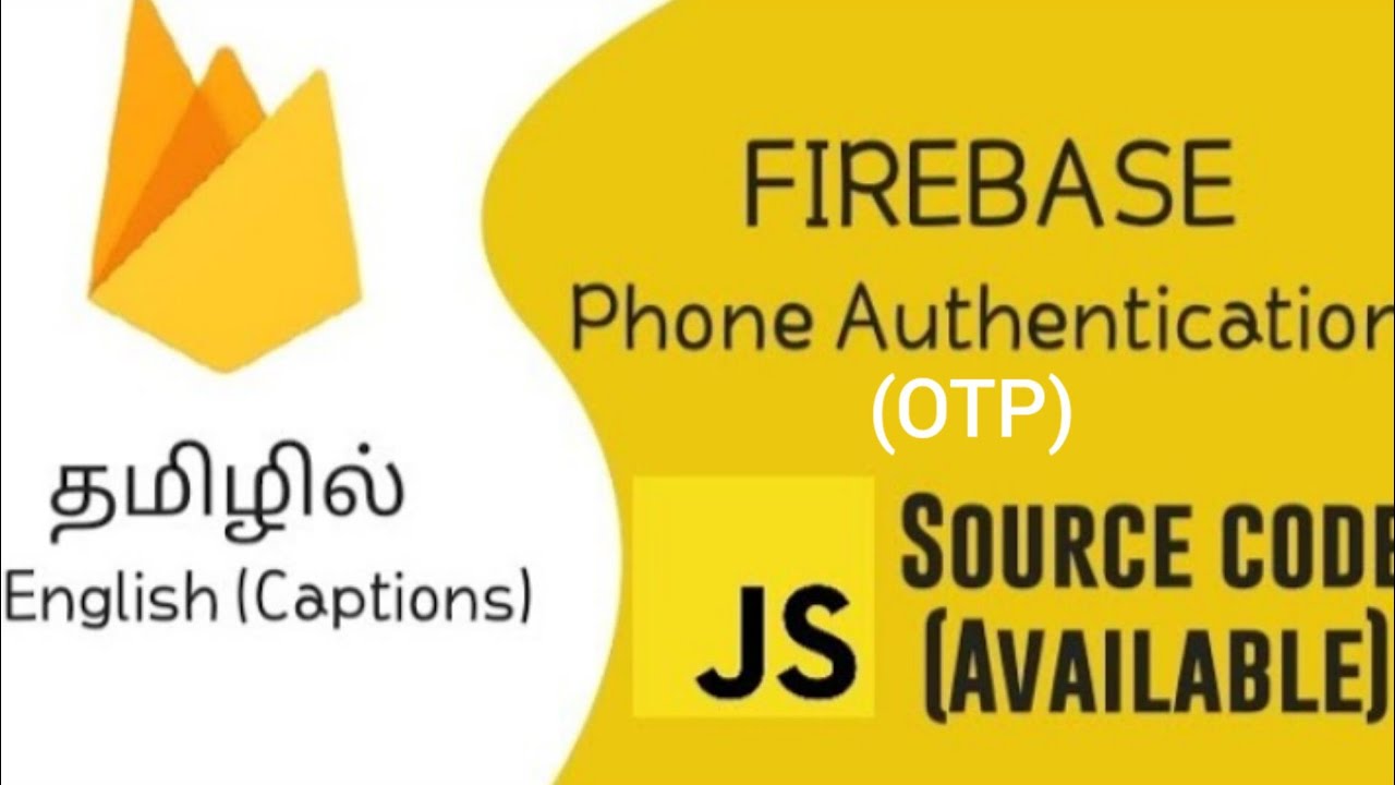 Firebase OTP authentication in javascript tamil