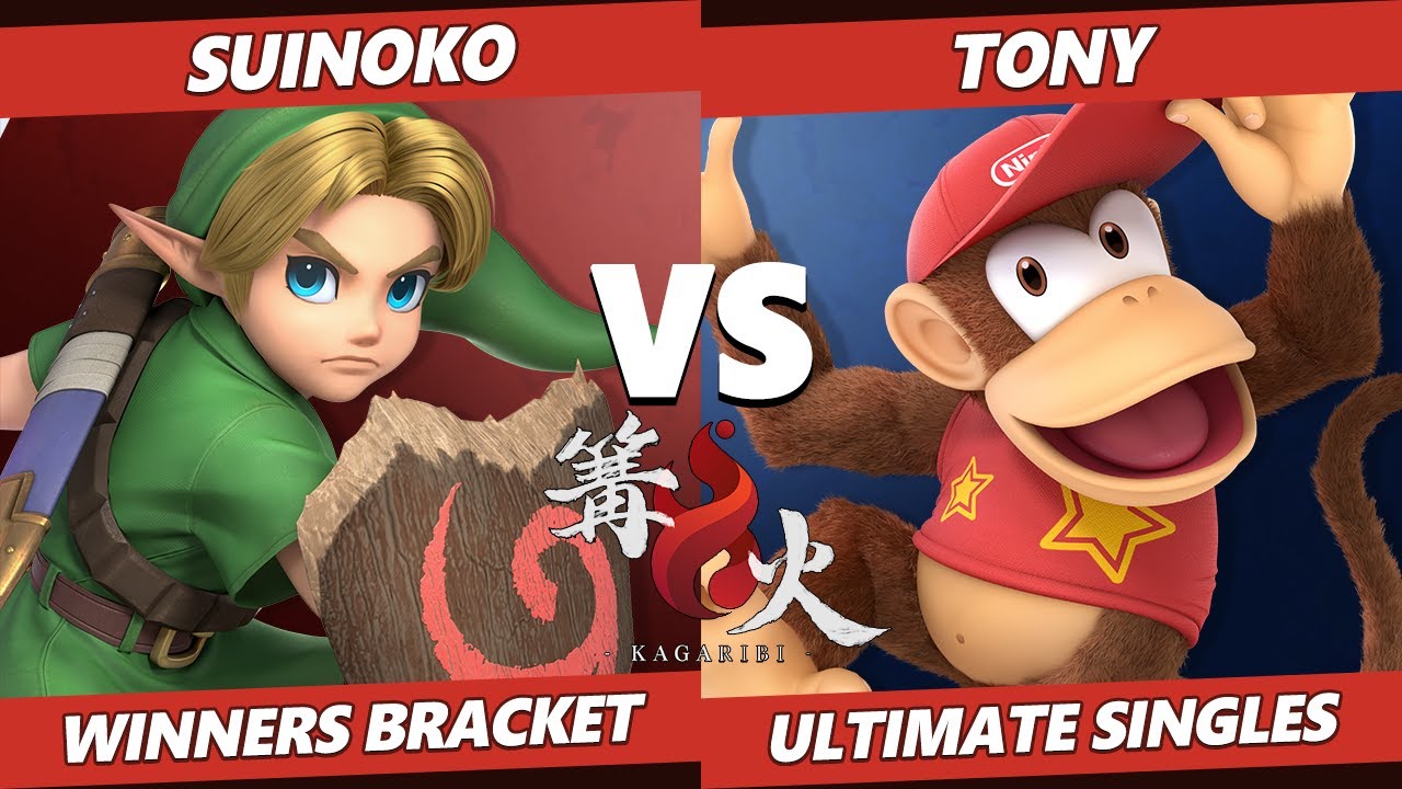 Kagaribi 5 - Suinoko (Young Link) Vs. Tony (Diddy Kong, Link) SSBU Smash Ultimate