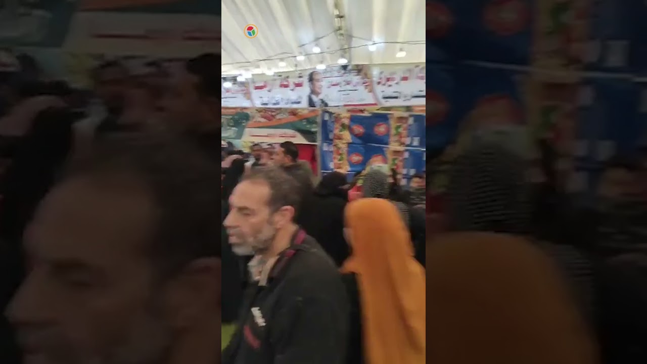 اللحم البلدي بـ180 جنيهًا والسكر بـ15.. زحام شديد في معرض أهلًا رمضان بالبحيرة