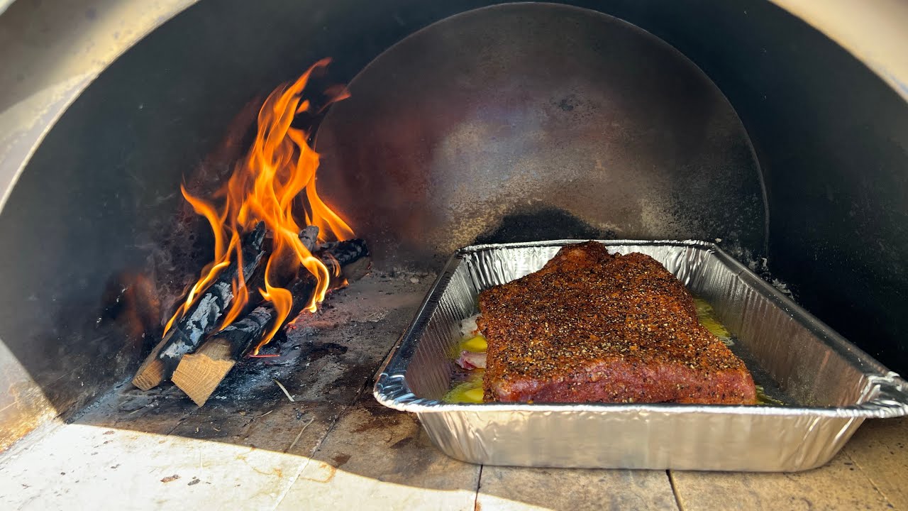 Wood Fire Oven Brisket/Umami Rub\Oak/