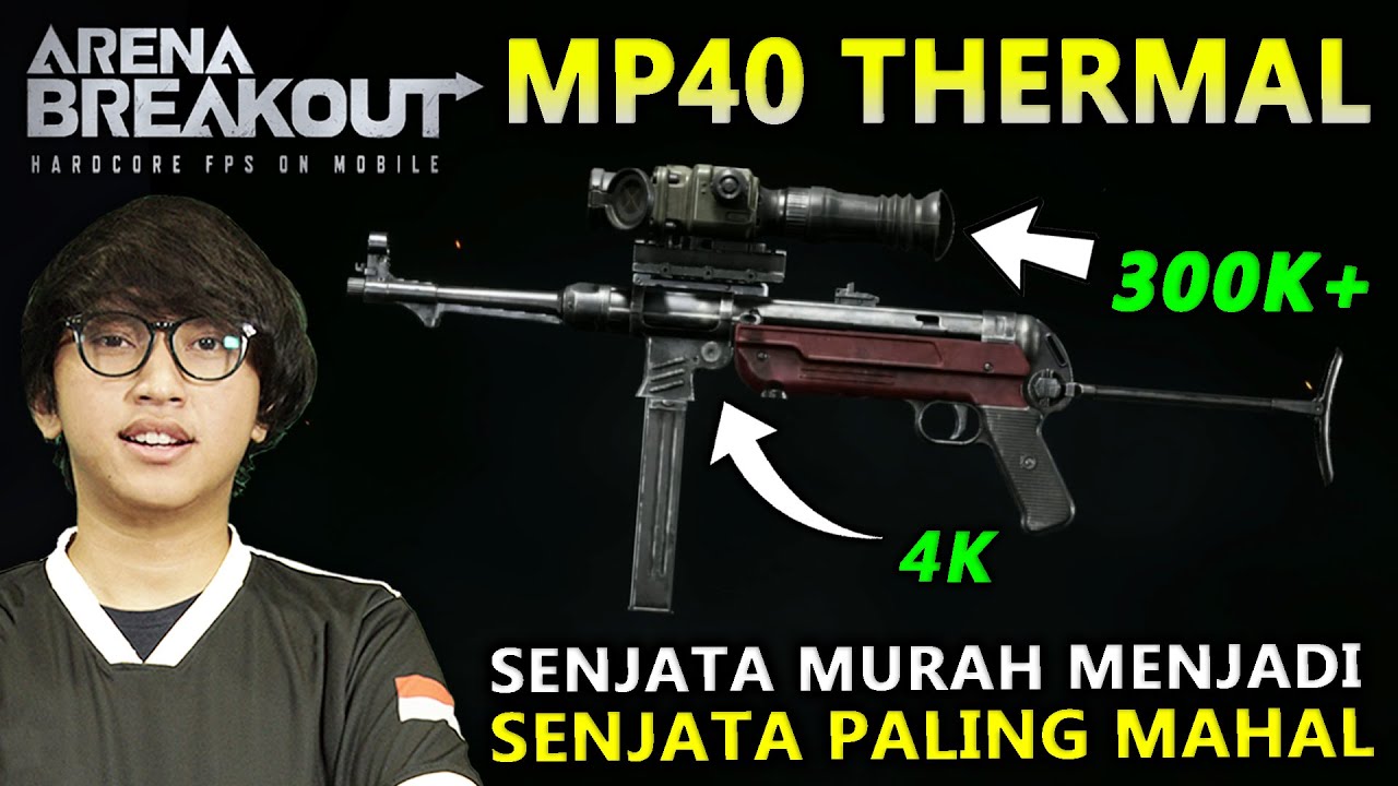 MP40 + Scope Thermal BEST BUILD! TANTANGAN TERSULIT DI ARMORY  FORBIDDEN ZONE 80K - Arena Breakout