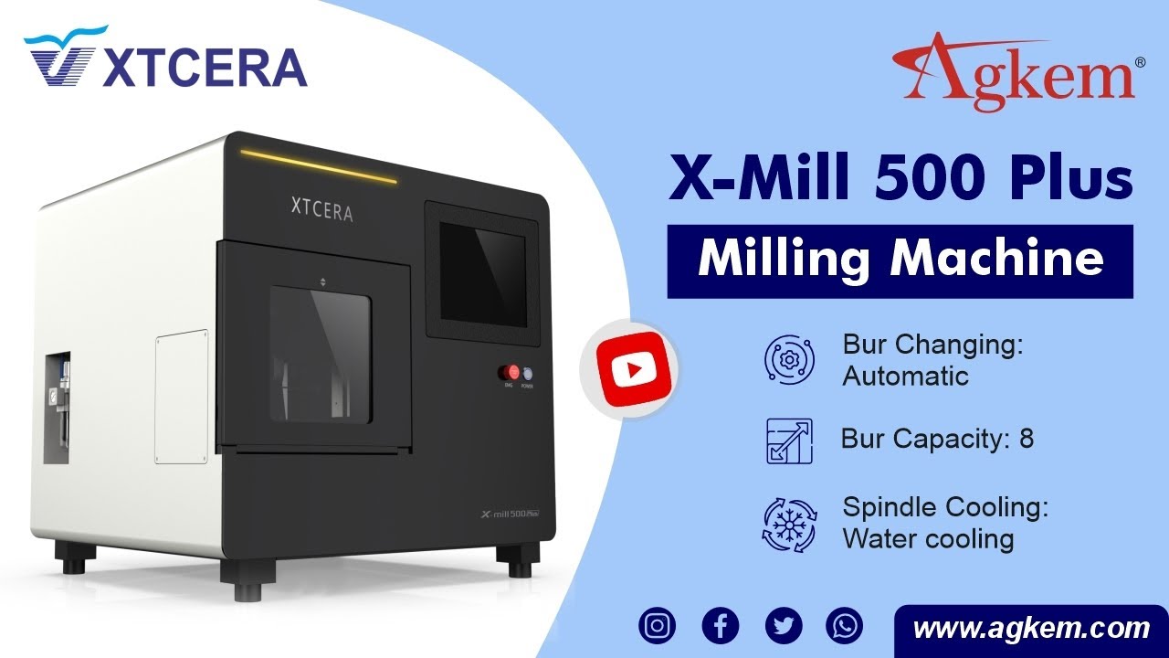 XTCera X-Mill 500+ | Powerful 5-Axis Dental Milling Machine for Precision Restorations