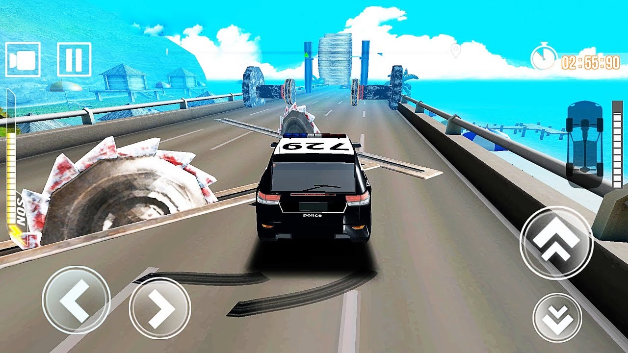 Deadly Race #9 (Speed Car Bumps Challenge) | Gameplay Android