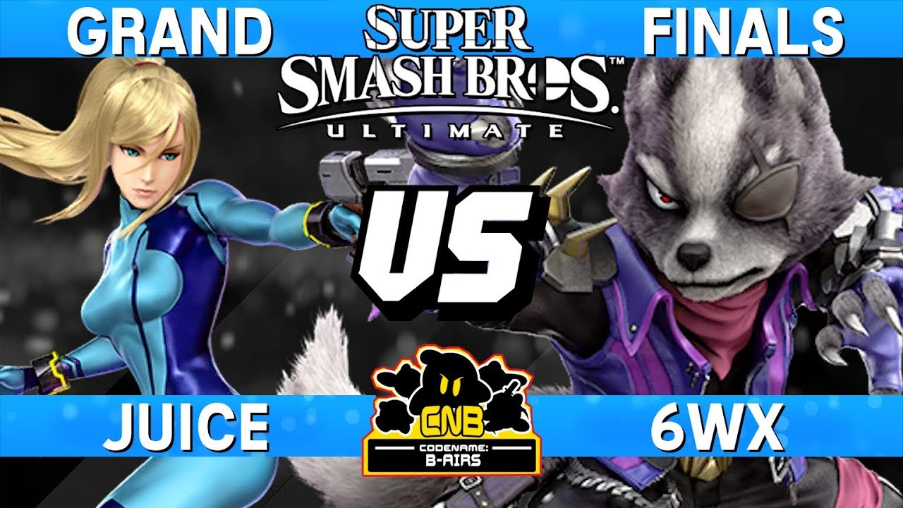 Smash Ultimate Tournament Grand Finals - Juice (ZSS) vs 6WX (Wolf) - CNB 179