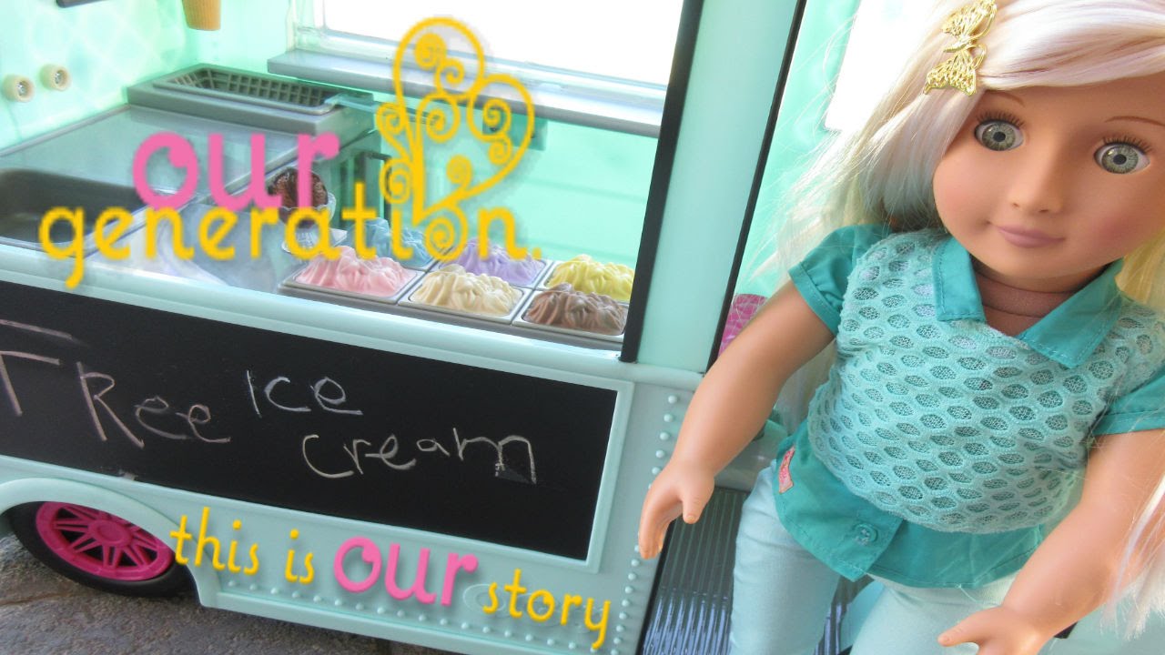 OUR GENERATION Ice Cream Truck & Doll Review!