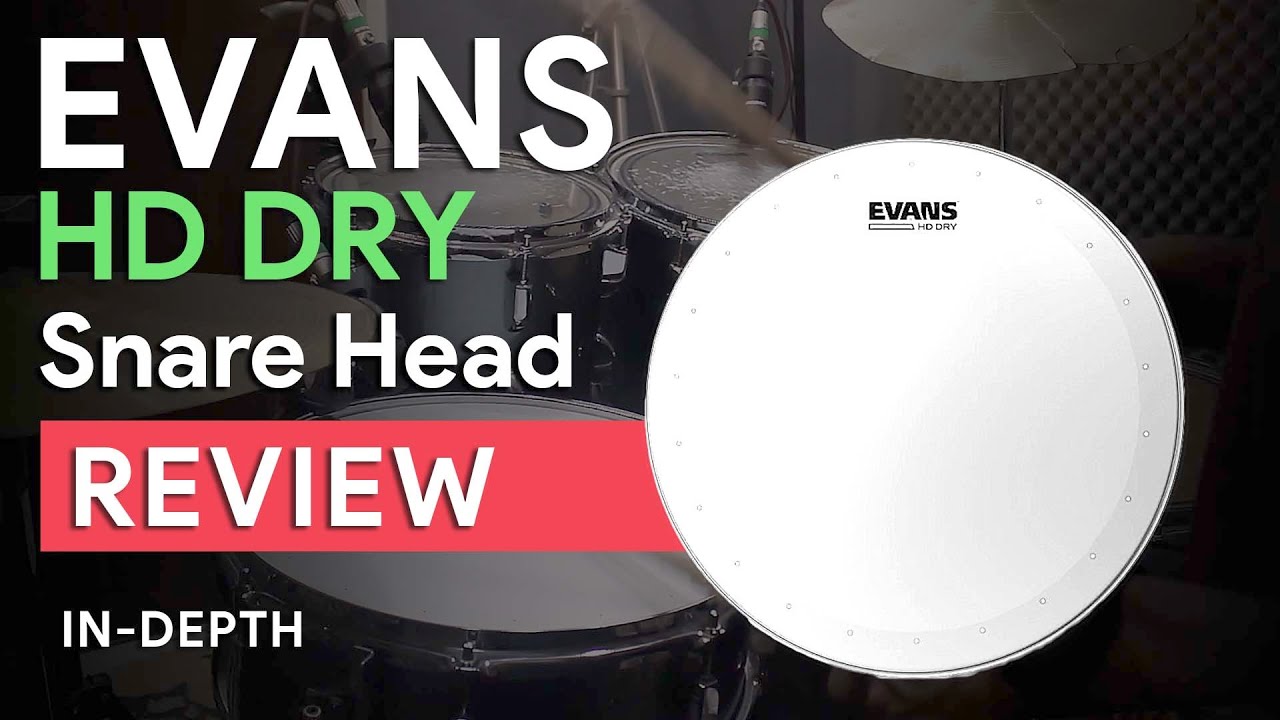 You NEED THIS!!!! EVANS HD DRY Snare Drum Head IN-DEPTH Review  | Jaystiqs