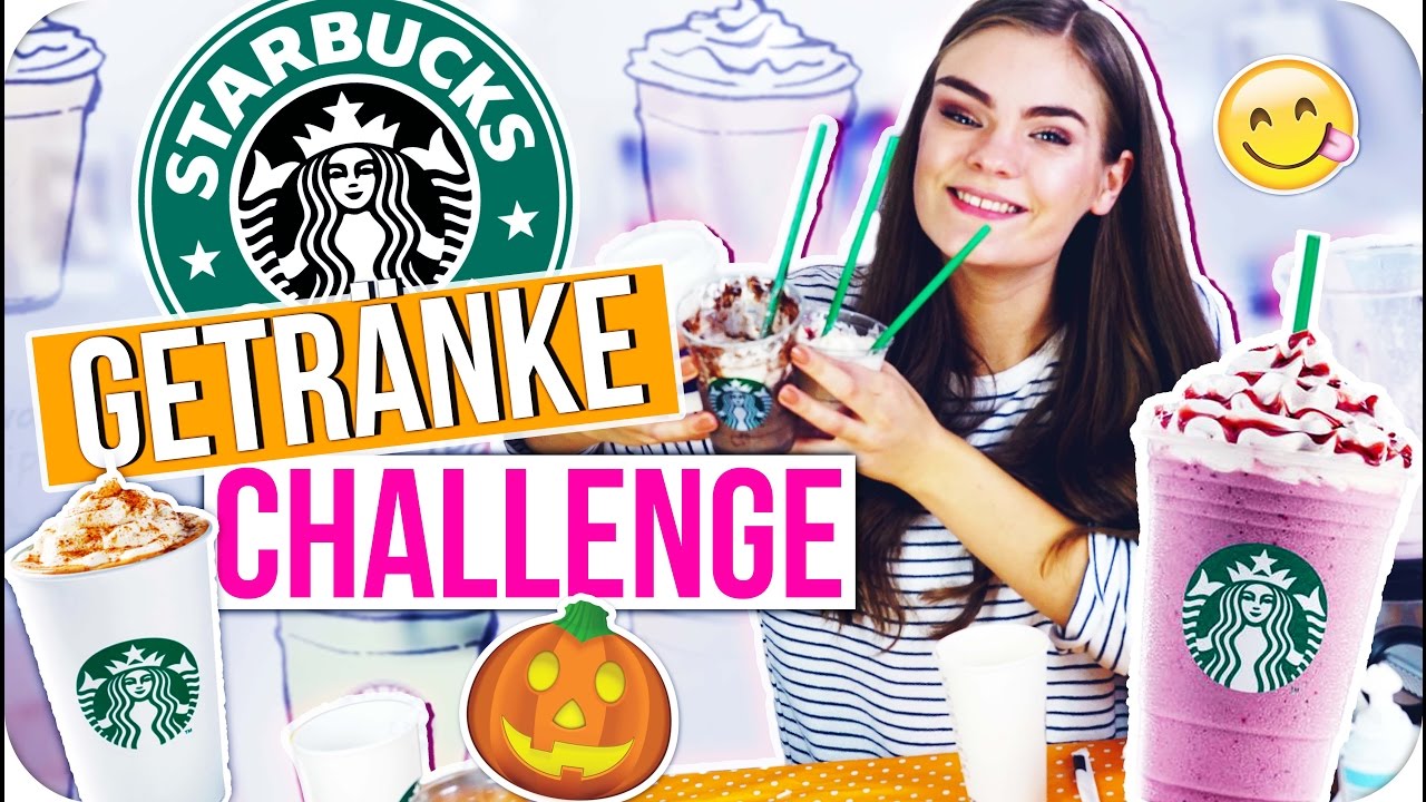 STARBUCKS DRINKS DIY CHALLENGE! ◇ 4 Rezepte nachgemacht & LIVE getestet! // I'mJette