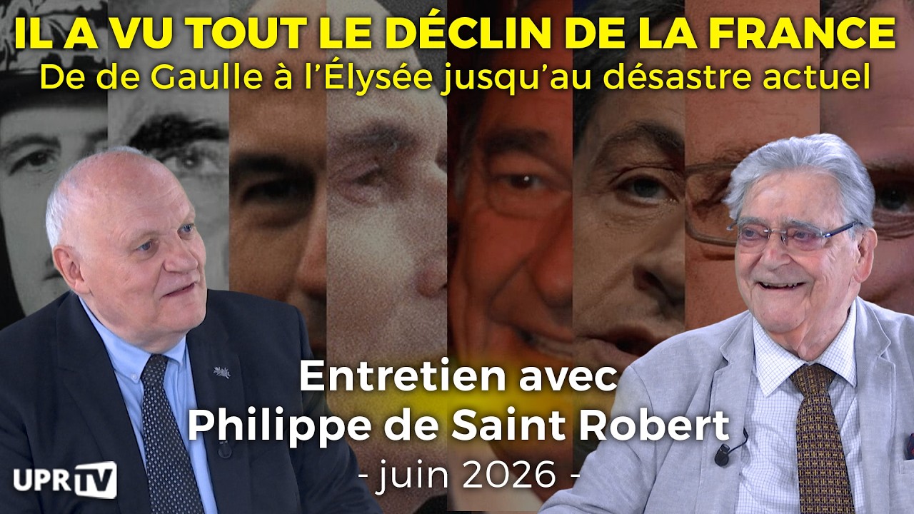 Entretien avec Philippe de Saint Robert : il a suivi le d&eacute;clin de la France