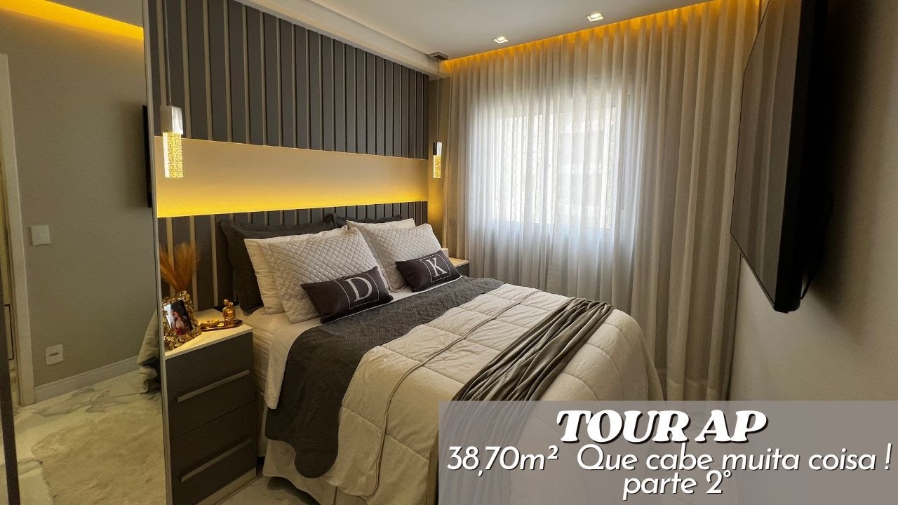 TOUR PELO MEU APARTAMENTO PEQUENO | 38 METROS | PT.2