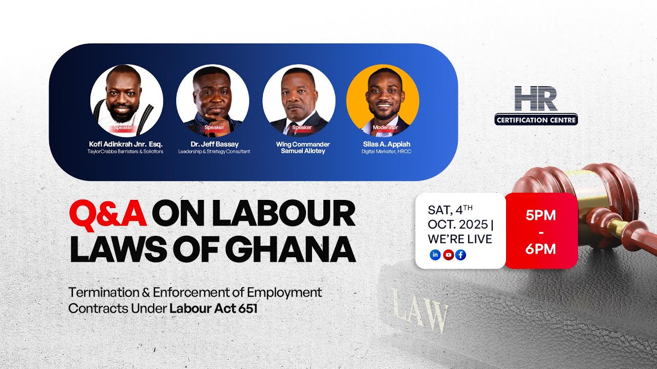 FREE WEBINAR ON THE LABOUR LAWS OF GHANA
