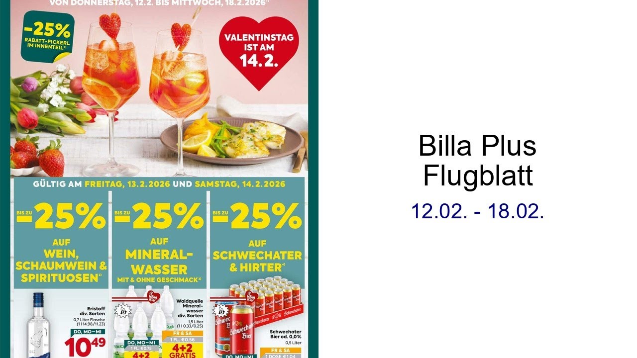 Billa Plus Flugblatt 12.02. - 18.02.