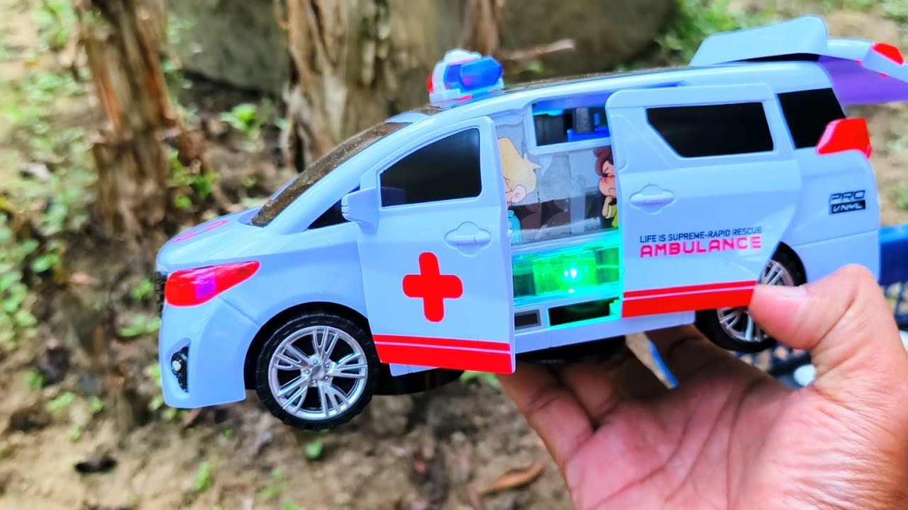 Mencari dan Merakit mobil Mainan Truk Tangki besar, Truk molen,Ambulans, Lighting McQueen, Excavator
