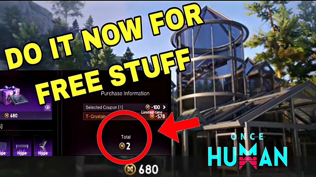 ワンス・ヒューマン：クールな無料アイテムをゲットできる最終日