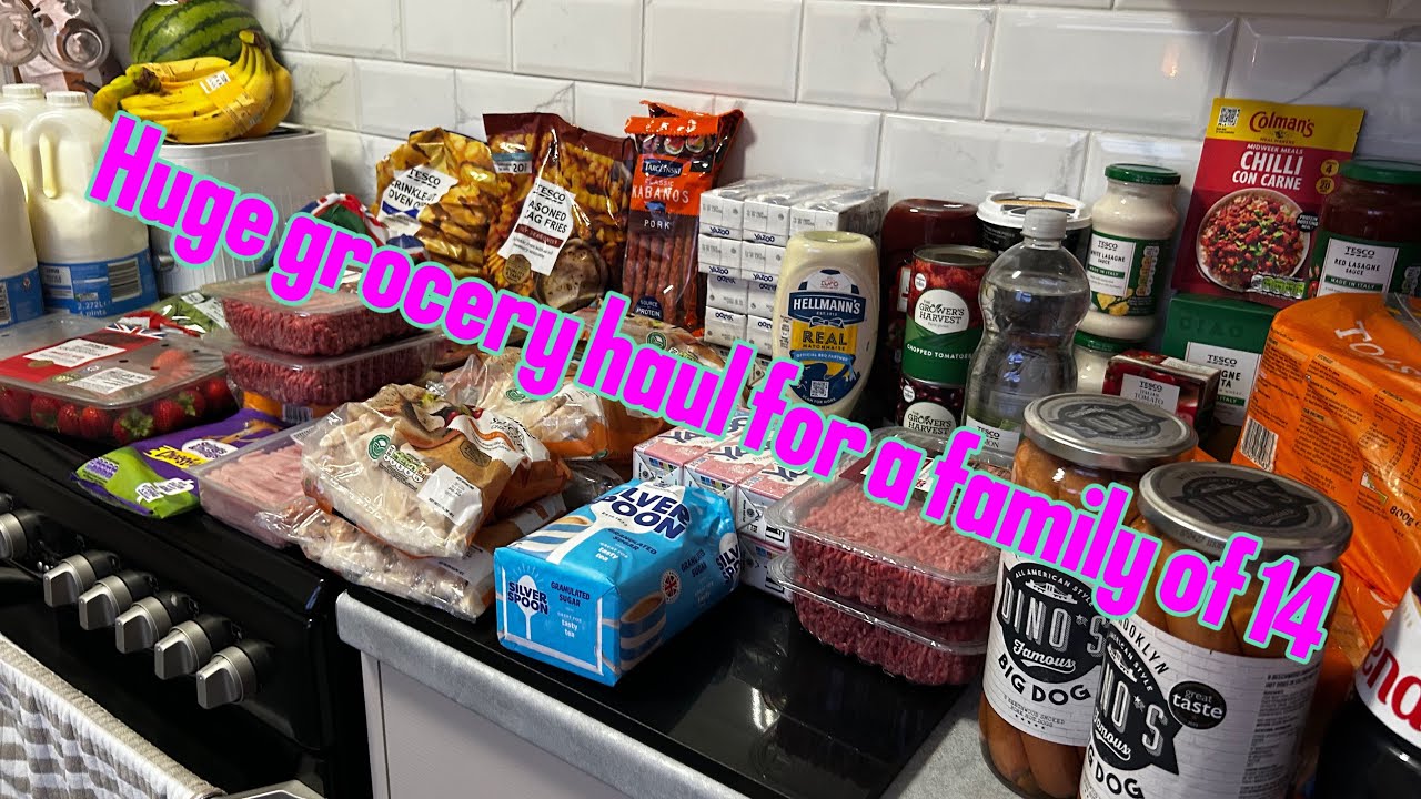 HUGE GROCERY HAUL | £186 TESCO HAUL | SAHM | AUGUST 2025 