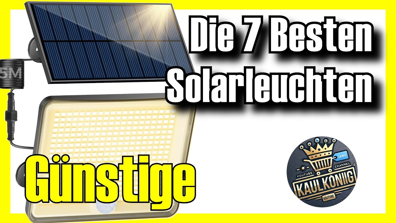 ☀️🔥 Die 7 Besten Solarleuchten von Amazon im Preis-Leistungs-Verh&auml;ltnis [2025]✅[G&uuml;nstige] F&uuml;r au&szlig;en