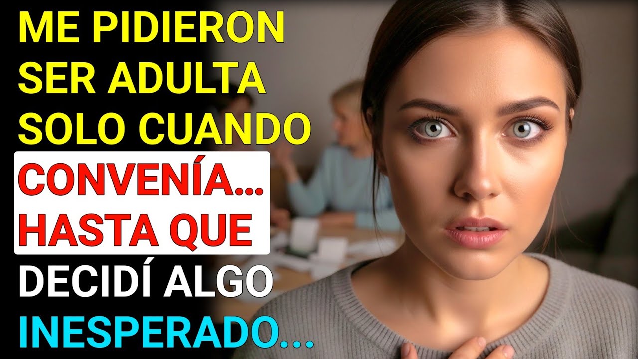 Solo Era “Adulta” Cuando Les Convenía… Hasta Que Dije NO Y Todo Cambió 💔📞