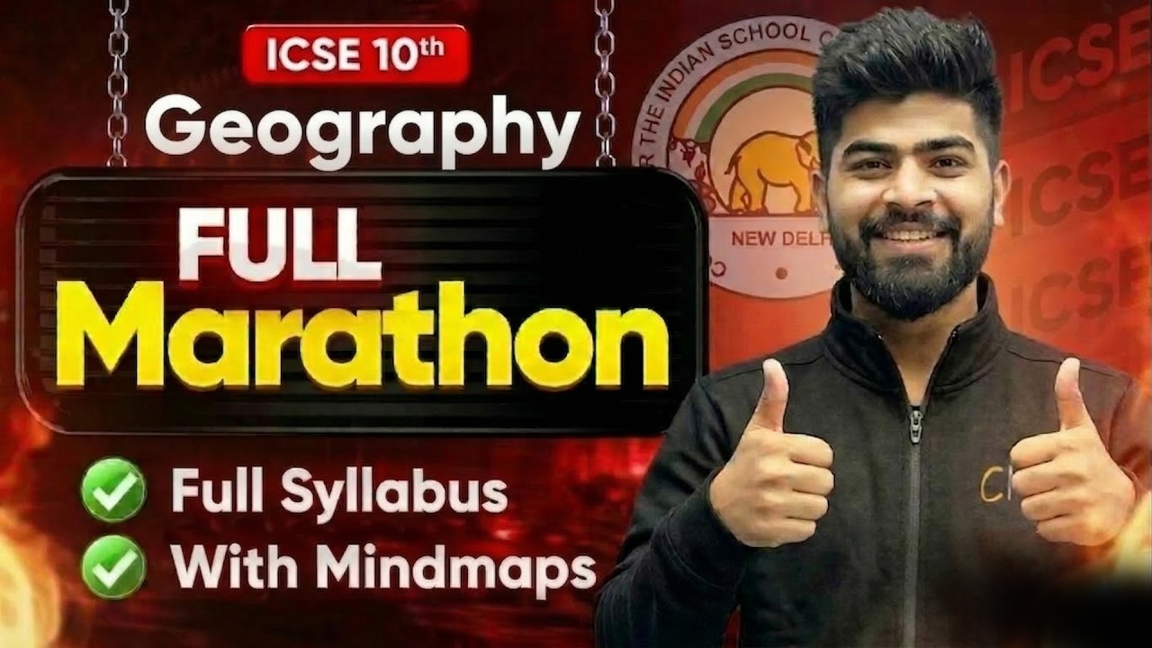 🔥 ICSE Geography Revision in 2 Hours | Handwritten Notes | ICSE Class 10th | ICSE 2026