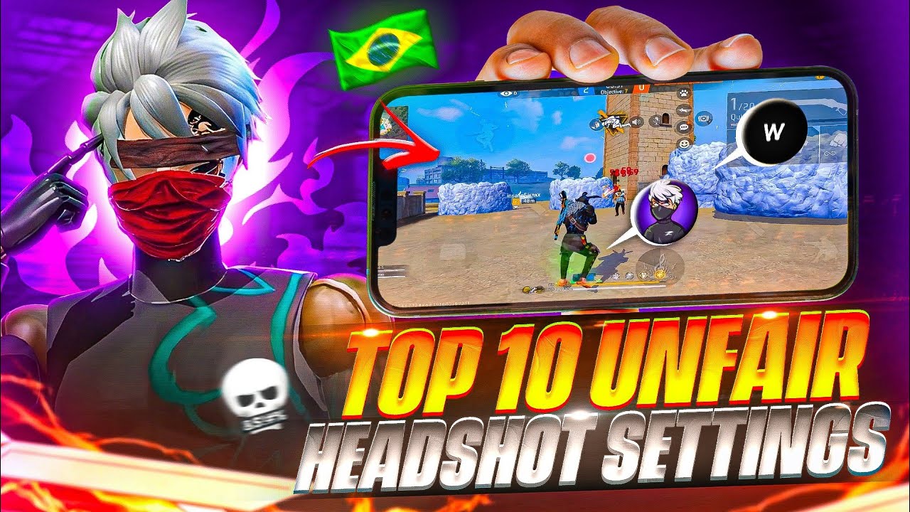 I Tested 😱 Top 10 Most Viral Headshot Settings🤯 in Free Fire | TalkBack, Switch access, dpi & more!!