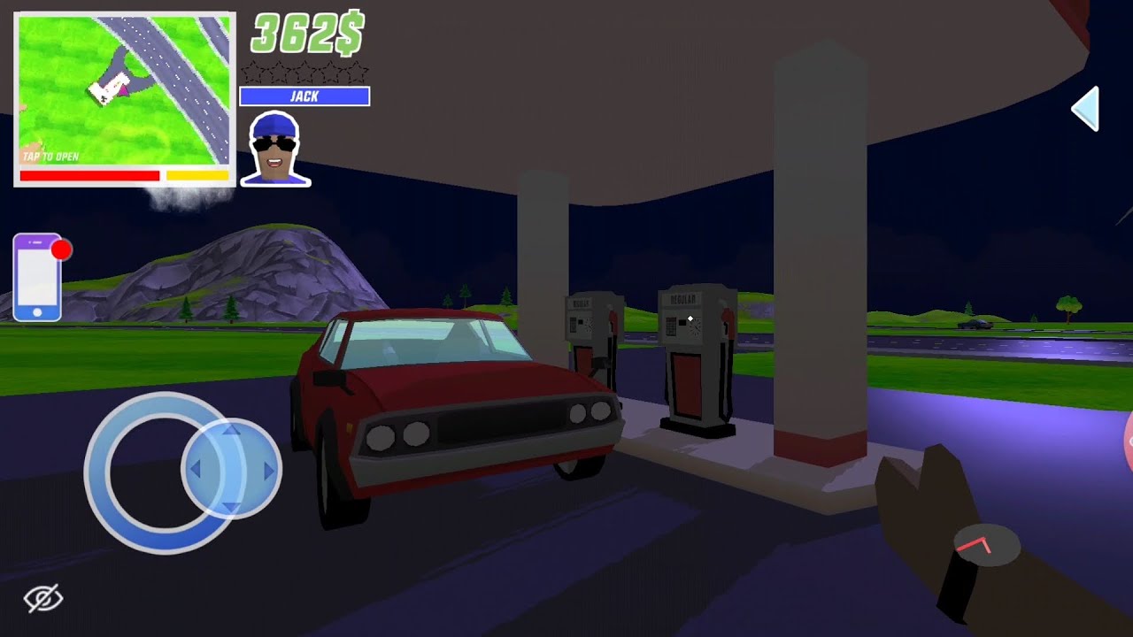 Richie fills the tank - Dude Theft Wars