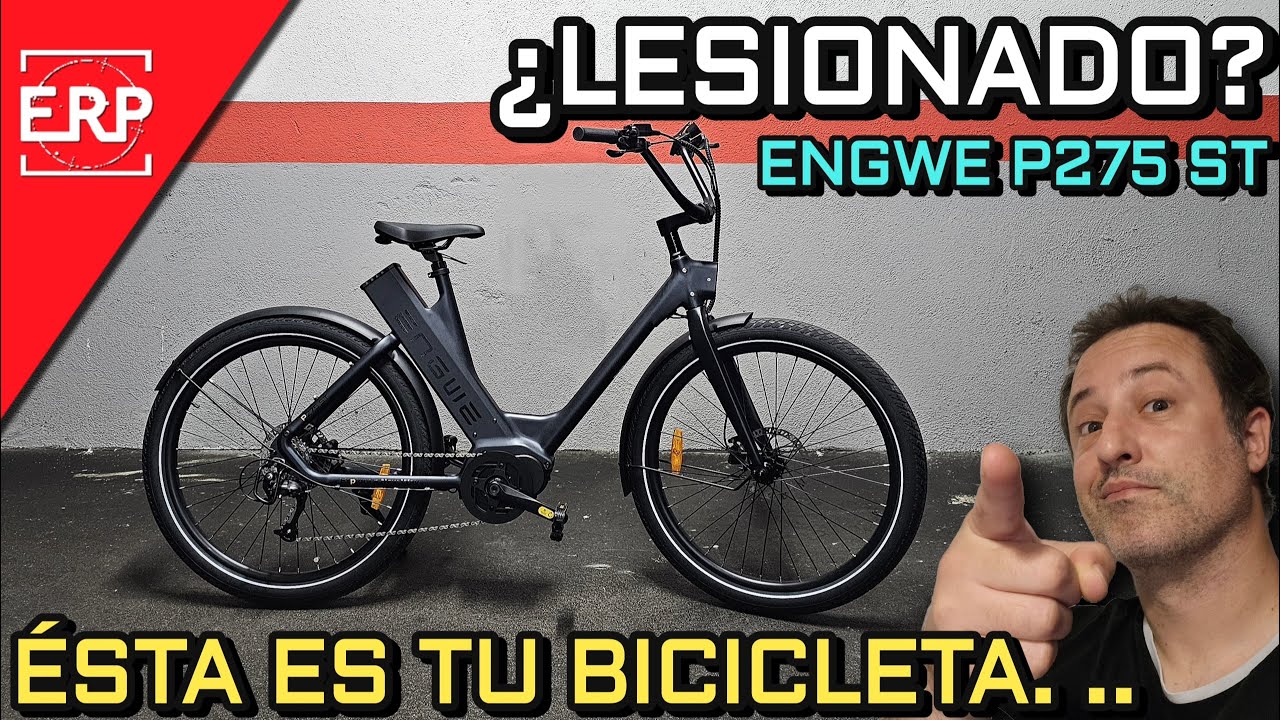 ENGWE P275 ST: La BICICLETA ELÉCTRICA apta para TODO EL MUNDO (Aunque estés lesionado)