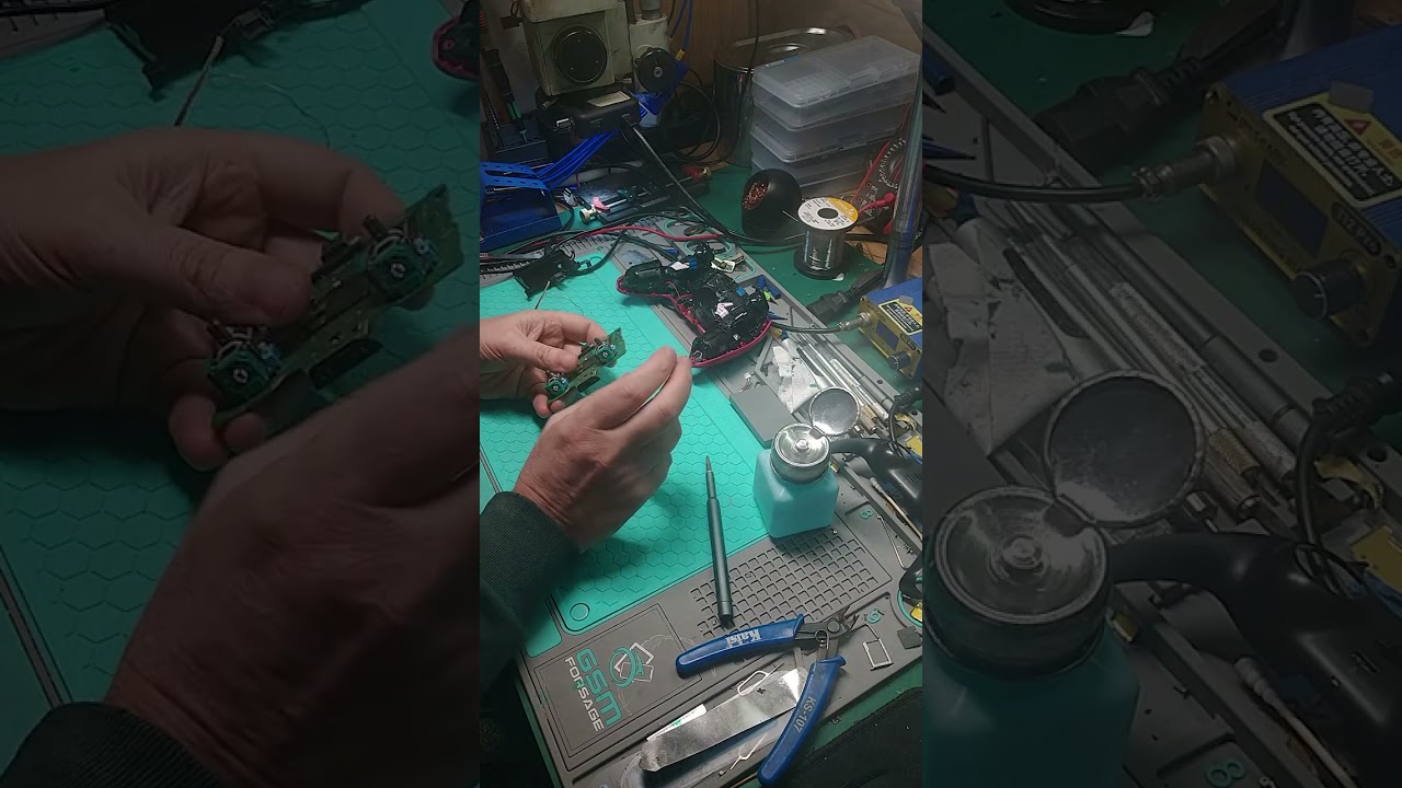 Replacement of the PS5 joystick potentiometer.