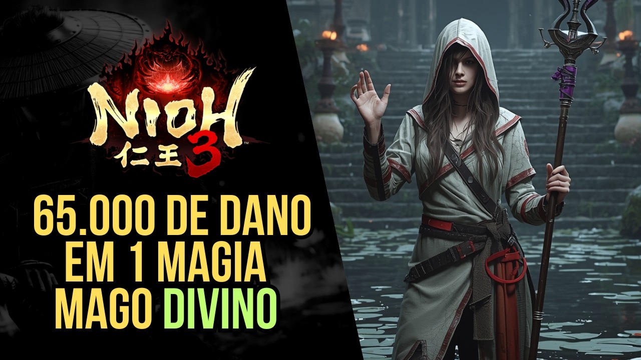 Essa build causa 65 mil de dano em uma magia - Mago da Confusão Elemental (End Game/NG+) - Nioh 3