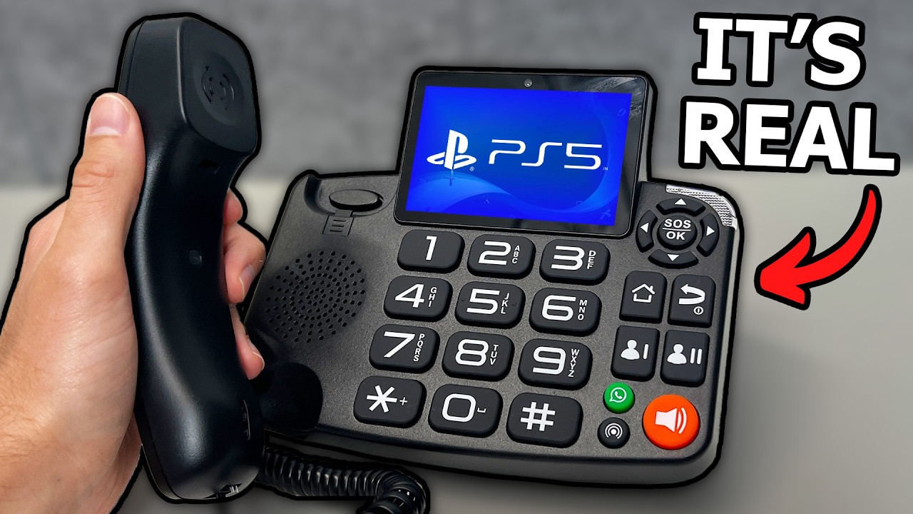 Этот ВЗЛОМАННЫЙ стационарный телефон воспроизводит игры для PS5... 😮