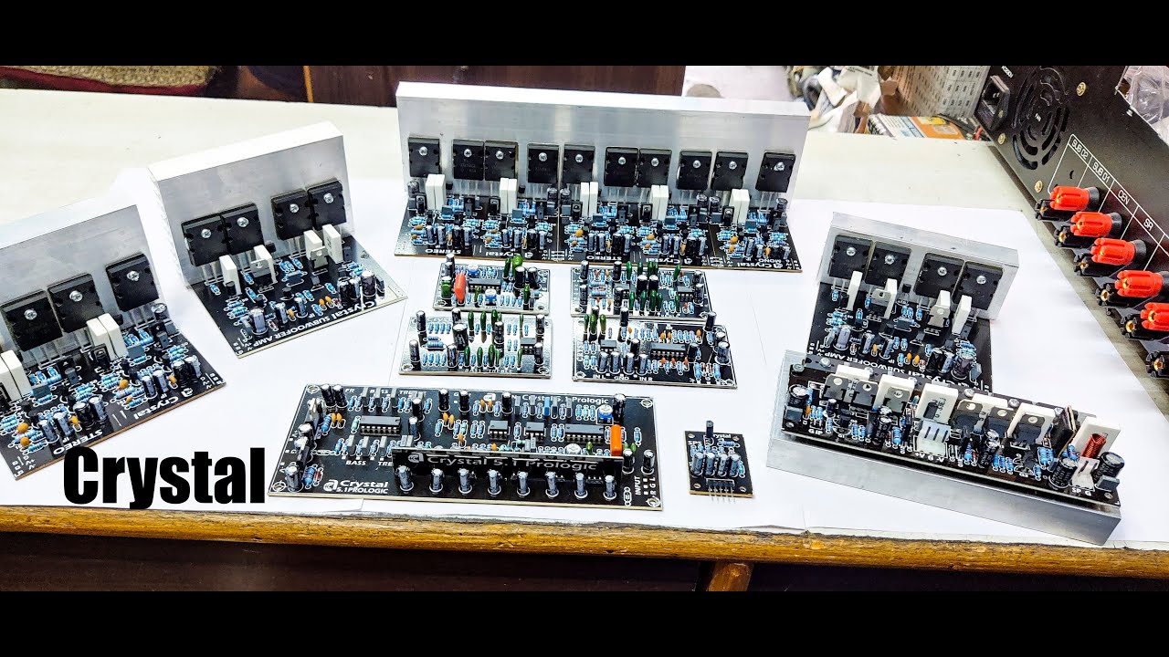 Crystal Boards Launch | Prologic , Sub  pre and Other Boards Details | Power Amp Boards |