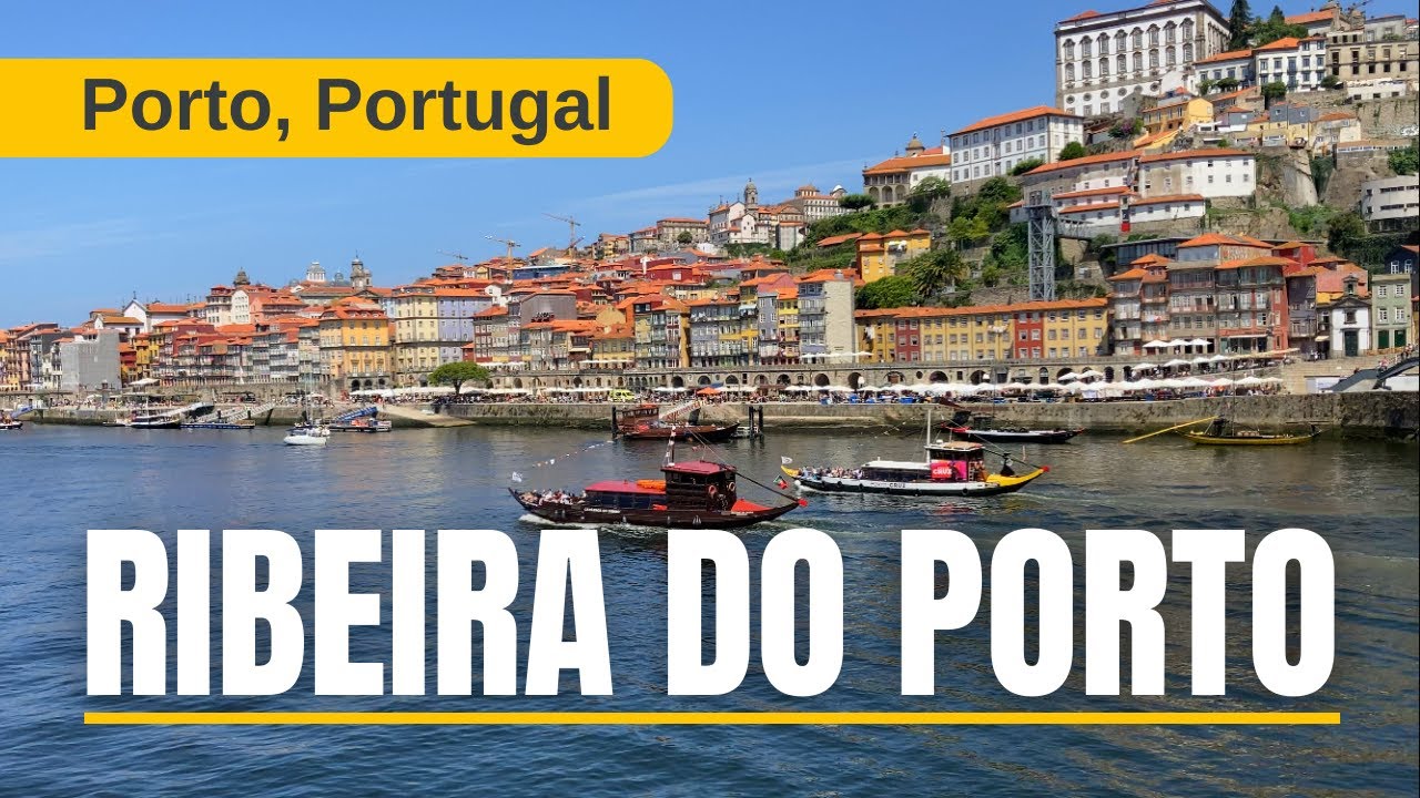 Ribeira do Porto, Portugal: Passeio Imersivo e Inesquecível | Walking Tour 4k 🇵🇹